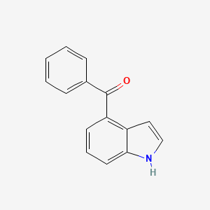 molecular formula C15H11NO B2822608 4-Benzoyl-1H-indole CAS No. 134977-98-3