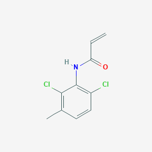 molecular formula C10H9Cl2NO B2822618 N-(2,6-二氯-3-甲基苯基)丙-2-烯酰胺 CAS No. 1156750-77-4