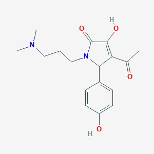 3-acetyl-1-[3-(dimethylamino)propyl]-4-hydroxy-2-(4-hydroxyphenyl)-2H-pyrrol-5-one