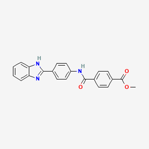 methyl 4-{[4-(1H-1,3-benzodiazol-2-yl)phenyl]carbamoyl}benzoate
