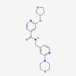 N-((2-morpholinopyridin-4-yl)methyl)-2-((tetrahydrofuran-3-yl)oxy)isonicotinamide