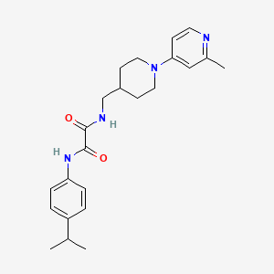 N1-(4-isopropylphenyl)-N2-((1-(2-methylpyridin-4-yl)piperidin-4-yl)methyl)oxalamide