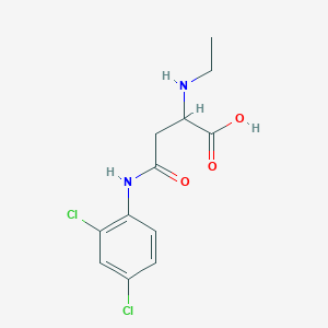 4-(2,4-Dichloroanilino)-2-(ethylamino)-4-oxobutanoic acid