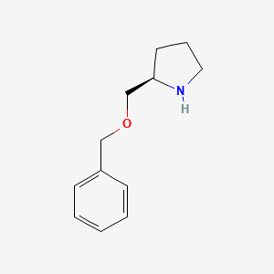 molecular formula C12H17NO B2822667 (R)-2-(benzyloxymethyl)pyrrolidine CAS No. 911313-89-8