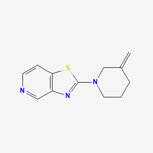 3-Methylidene-1-{[1,3]thiazolo[4,5-c]pyridin-2-yl}piperidine