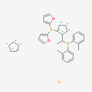 (R)-1-[(S)-2-[Di(2-furyl)phosphino]ferrocenyl]ethyldi-otolylphosphine