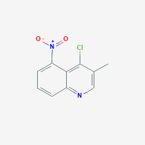 molecular formula C10H7ClN2O2 B2822744 4-Chloro-3-methyl-5-nitroquinoline CAS No. 134992-33-9
