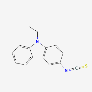 molecular formula C15H12N2S B2822758 9-乙基-3-异硫氰酸酯-9H-咔唑 CAS No. 95756-56-2