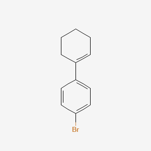 molecular formula C12H13Br B2822882 1-Bromo-4-(cyclohex-1-en-1-yl)benzene CAS No. 1605-17-0