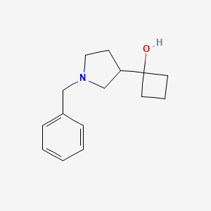 molecular formula C15H21NO B2822930 1-(1-苄基吡咯啉-3-基)环丁醇 CAS No. 2055840-58-7