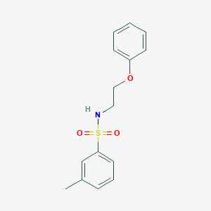 3-methyl-N-(2-phenoxyethyl)benzenesulfonamide