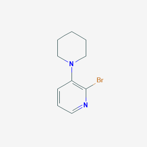 molecular formula C10H13BrN2 B2823026 2-Bromo-3-(piperidin-1-yl)pyridine CAS No. 1563532-94-4