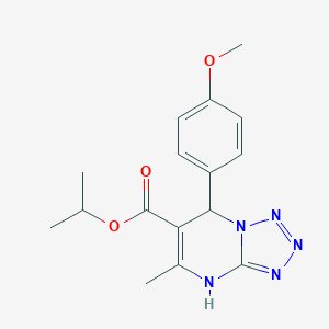 Isopropyl 7-(4-methoxyphenyl)-5-methyl-4H,7H-[1,2,3,4]tetrazolo[1,5-a]pyrimidine-6-carboxylate