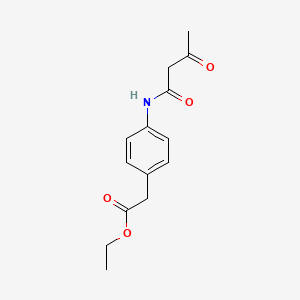 Ethyl [4-(acetoacetylamino)phenyl]acetate