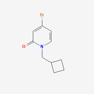 molecular formula C10H12BrNO B2823084 4-Bromo-1-(cyclobutylmethyl)pyridin-2(1H)-one CAS No. 1935237-65-2