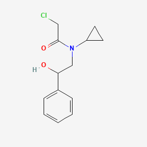 2-Chloro-N-cyclopropyl-N-(2-hydroxy-2-phenylethyl)acetamide