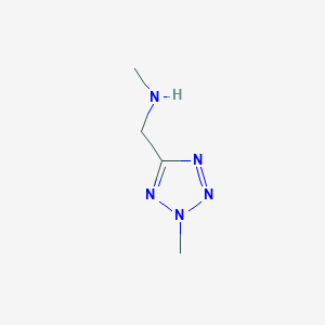 N-methyl-1-(2-methyl-2H-tetrazol-5-yl)methanamine