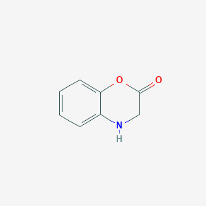 molecular formula C8H7NO2 B2823277 3,4-Dihydro-benzo[1,4]oxazin-2-one CAS No. 98554-71-3
