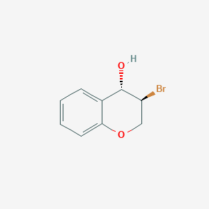 molecular formula C9H9BrO2 B2823280 3alpha-Bromo-3,4-dihydro-2H-1-benzopyran-4beta-ol CAS No. 1820580-17-3; 28619-76-3