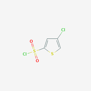 molecular formula C4H2Cl2O2S2 B2823287 4-Chlorothiophene-2-sulfonyl chloride CAS No. 1016315-26-6