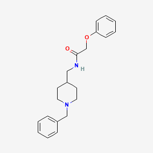 N-((1-benzylpiperidin-4-yl)methyl)-2-phenoxyacetamide
