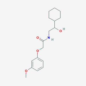 molecular formula C17H25NO4 B2823354 N-(2-环己基-2-羟基乙基)-2-(3-甲氧基苯氧基)乙酰胺 CAS No. 1351650-62-8