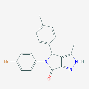 5-(4-bromophenyl)-3-methyl-4-(4-methylphenyl)-4,5-dihydropyrrolo[3,4-c]pyrazol-6(1H)-one