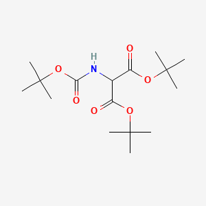 Di-t-butyl t-butyloxycarbonylaminomalonate