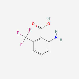molecular formula C8H6F3NO2 B2823527 2-amino-6-(trifluoromethyl)benzoic Acid CAS No. 314-46-5