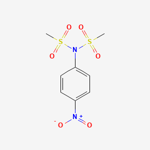 molecular formula C8H10N2O6S2 B2823594 N-(methylsulfonyl)-N-(4-nitrophenyl)methanesulfonamide CAS No. 96422-12-7