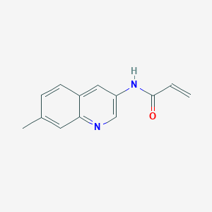 molecular formula C13H12N2O B2823625 N-(7-Methylquinolin-3-yl)prop-2-enamide CAS No. 2361638-54-0