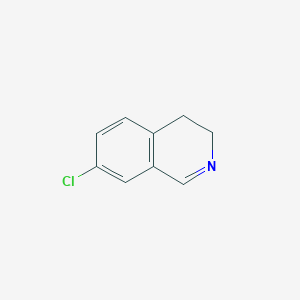 molecular formula C9H8ClN B2823649 7-Chloro-3,4-dihydroisoquinoline CAS No. 60518-41-4