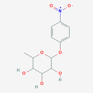 molecular formula C12H15NO7 B2823661 4-Nitrophenyl-alpha-l-rhamnopyranoside CAS No. 10231-84-2; 1226-39-7; 22153-71-5