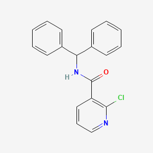 molecular formula C19H15ClN2O B2823668 N-benzhydryl-2-chloropyridine-3-carboxamide CAS No. 546099-95-0