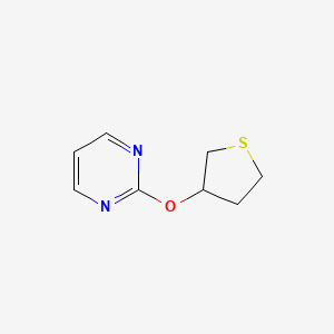 2-(Thiolan-3-yloxy)pyrimidine
