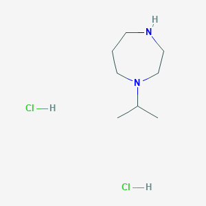 molecular formula C8H20Cl2N2 B2823677 1-Isopropyl-1,4-diazepane dihydrochloride CAS No. 851048-47-0