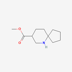 molecular formula C11H19NO2 B2823680 甲基-6-氮杂螺[4.5]癸烷-8-羧酸酯 CAS No. 2377031-46-2