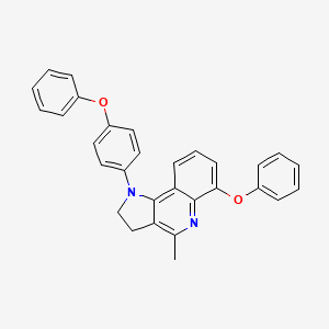 4-methyl-6-phenoxy-1-(4-phenoxyphenyl)-1H,2H,3H-pyrrolo[3,2-c]quinoline