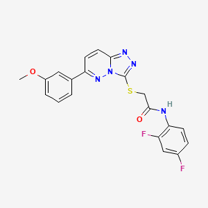 N-(2,4-difluorophenyl)-2-((6-(3-methoxyphenyl)-[1,2,4]triazolo[4,3-b]pyridazin-3-yl)thio)acetamide