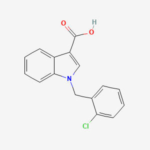 molecular formula C16H12ClNO2 B2823737 1-(2-chlorobenzyl)-1H-indole-3-carboxylic acid CAS No. 93548-85-7