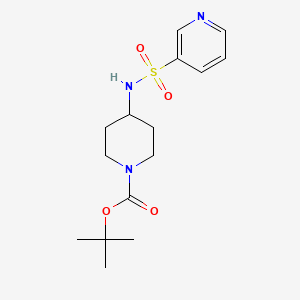 molecular formula C15H23N3O4S B2823777 tert-Butyl 4-(pyridine-5-sulfonamido)piperidine-1-carboxylate CAS No. 1233955-38-8