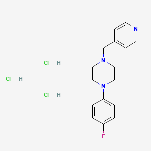 1-(4-Fluorophenyl)-4-(pyridin-4-ylmethyl)piperazine trihydrochloride
