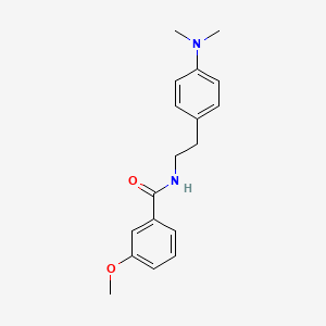 molecular formula C18H22N2O2 B2823842 N-(4-(dimethylamino)phenethyl)-3-methoxybenzamide CAS No. 953167-59-4