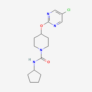 4-(5-Chloropyrimidin-2-yl)oxy-N-cyclopentylpiperidine-1-carboxamide