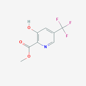 molecular formula C8H6F3NO3 B2823882 甲基3-羟基-5-(三氟甲基)吡啶甲酸酯 CAS No. 1256810-01-1