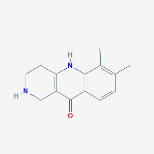 6,7-dimethyl-1,3,4,5-tetrahydrobenzo[b]-1,6-naphthyridin-10(2H)-one