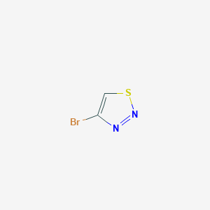 molecular formula C2HBrN2S B2823889 4-Bromo-1,2,3-thiadiazole CAS No. 500314-99-8