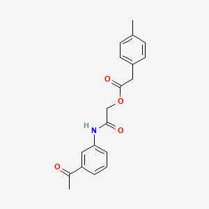 2-((3-Acetylphenyl)amino)-2-oxoethyl 2-(p-tolyl)acetate