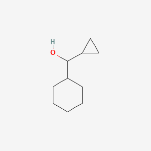 molecular formula C10H18O B2823901 Cyclohexyl(cyclopropyl)methanol CAS No. 65933-63-3
