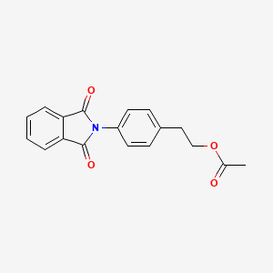 2-[4-(1,3-dioxo-1,3-dihydro-2H-isoindol-2-yl)phenyl]ethyl acetate